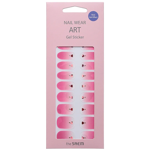 Наклейки для ногтей The SAEM Nail Wear Art Gel Sticker 04 (1 шт) the saem nail наклейки для ногтей nail wear art gel sticker 03