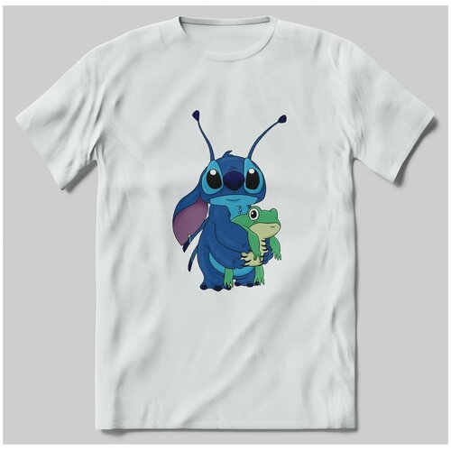 фото Футболка с принтом мультфильм лило и стич 40 brut-shop