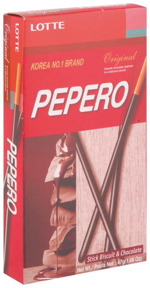 Соломка Lotte Pepero Original с шоколадом, 47 г - фото №11