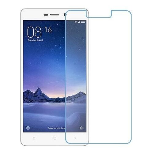 Xiaomi Redmi 3s защитный экран из нано стекла 9H одна штука