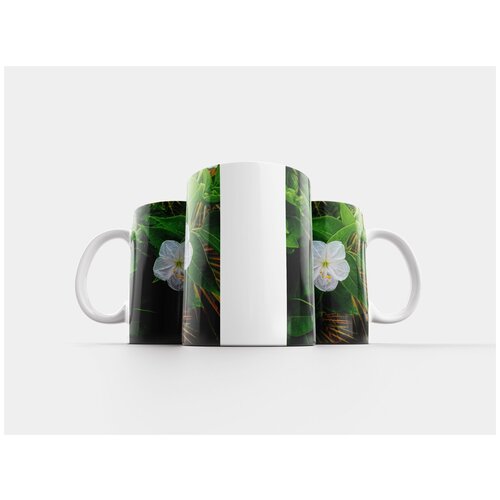 фото Кружка "цветок, зеленый, природа" 320 мл lotsprints