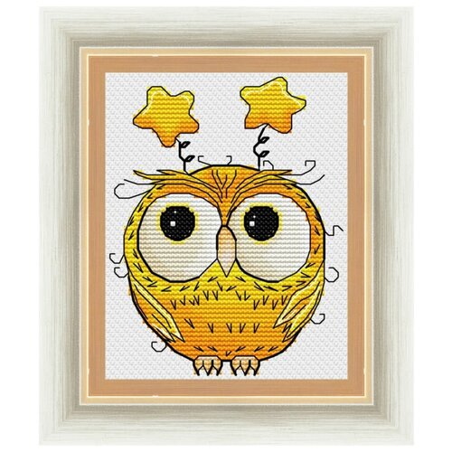 фото Набор для вышивания крестиком чудо-холст "звездочка" 9,4х11,9