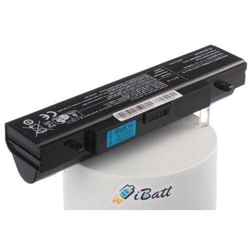 Аккумуляторная батарея iBatt iB-A395H 7800 мАч. Совместима с AA-PB9NC6B, AA-PB9NS6B, AA-PB9NC6W, AA-PB9NC5B, AA-PL9NC2B, AA-PB9NS6W, AA-PL9NC6W, AA-PL9NC6B, AA-PB9MC6B, AA-PB9NL6W, CS-SNC318NB, AA-PB9MC6S. аккумуляторная батарея ibatt ib u1 a387h 5200mah для samsung r540 r530 np300v5a np355v5c r525 np350v5c np300e5c np300e5a r520 rc530 r730 rv520 np305v5a rv515 r425 r519 r528 r420 r440 np300e7a r580 rv511 np350e5c r430 rv508