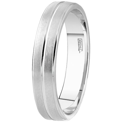 кольцо обручальное КМ 424 из серебра размер 20