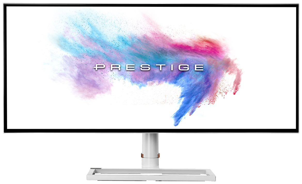 34" Монитор MSI Prestige PS341WU, 5120x2160, 60 Гц, IPS, белый