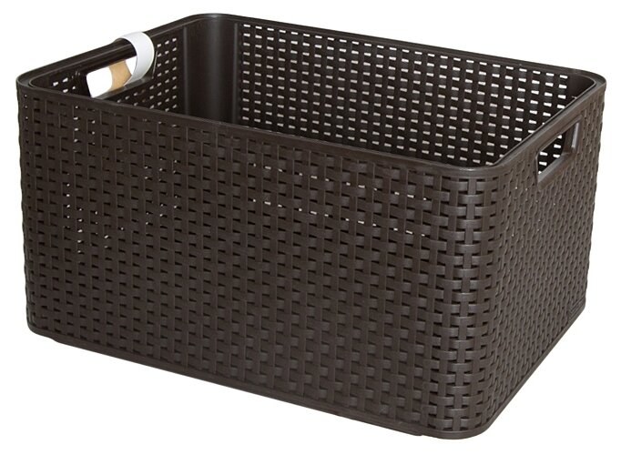 Корзина для хранения CURVER Rattan Style Box