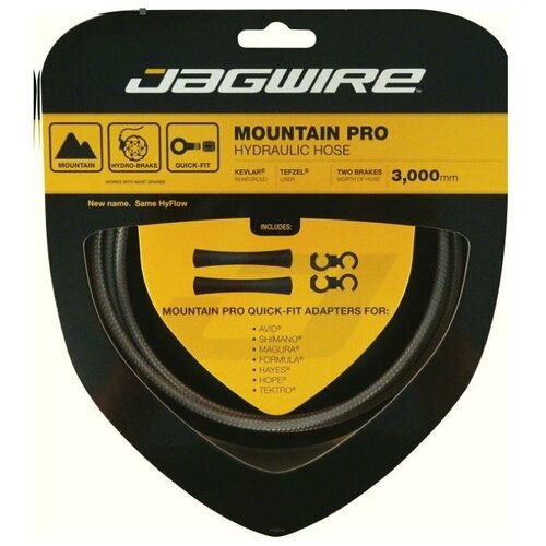 Набор гидролинии Jagwire Mountain Pro Hydraulic Hose Kit Stealth, черный, HBK416