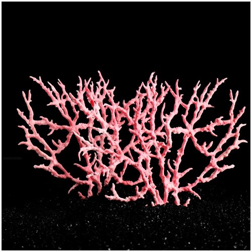 Коралл пластиковый большой 24,5 х 4 х 19 см, розовый (1 шт.)