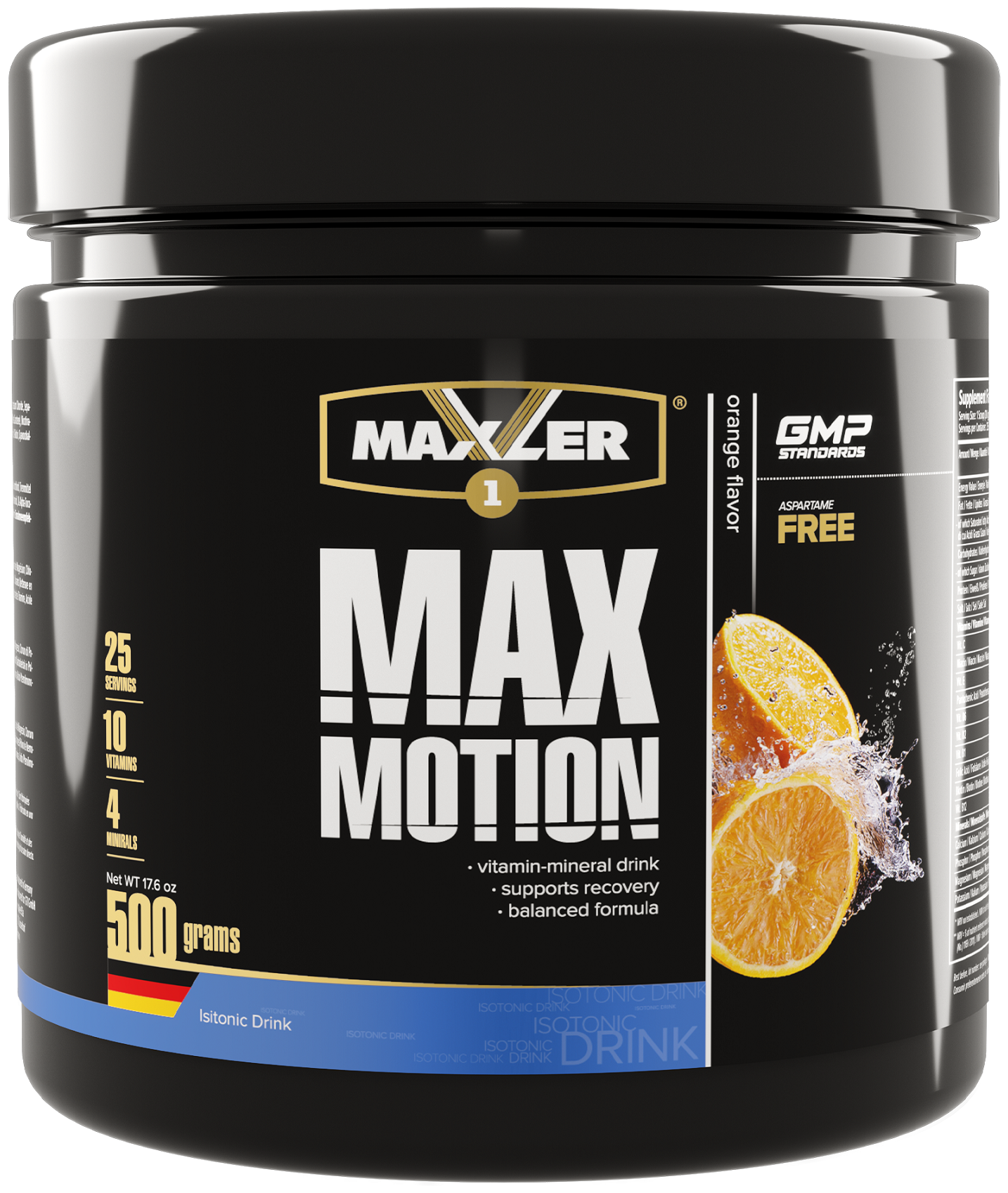 Изотоник Maxler Max Motion 500 гр. - Апельсин