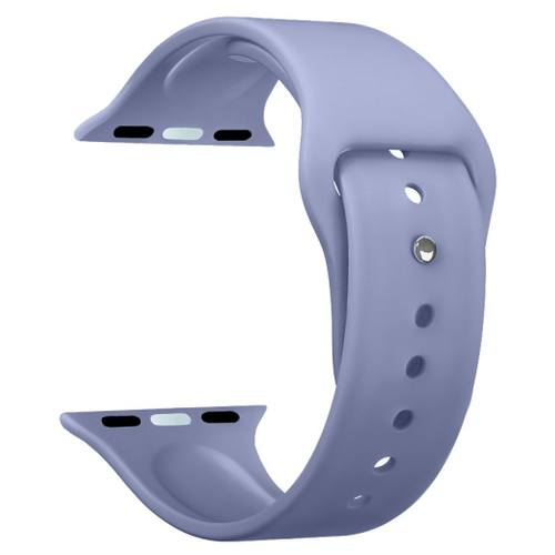 Ремешок Band Silicone для Apple Watch 42/44 mm, силиконовый, лавандовый, Deppa 47135 ремешок для смарт часов mobility для apple watch 42 44 mm красный ут000018877