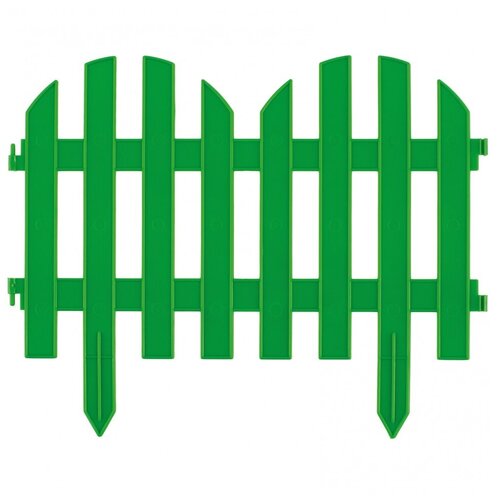 Забор декоративный PALISAD Романтика, 3 х 0.28 м, зеленый забор декоративный palisad рейка 3 х 0 356 х 0 28 м зеленый