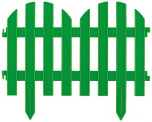 Забор декоративный Palisad "Романтика" 28х300 см, зеленый, 65022