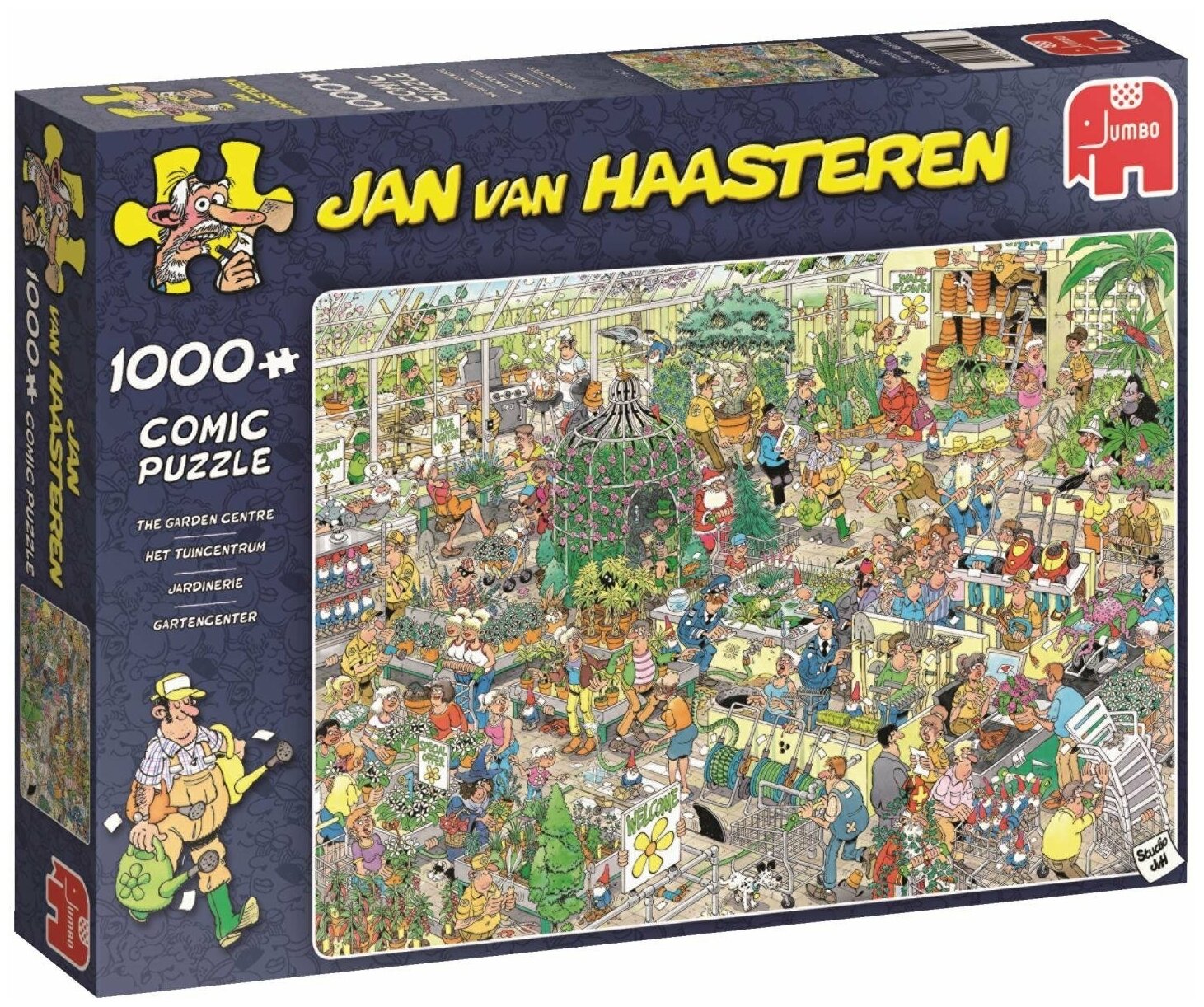 Пазл Jumbo 1000 деталей: Садовый Центр (Jan Van Haasteren)