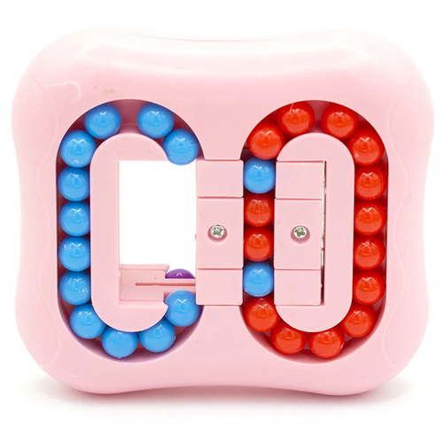 Купить Головоломка IQ Ball, развивающая игра, головоломка шар Кубик Рубика антистресс Puzzle Ball для взрослых и детей, розовая, LOVVIKAN