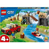 Конструктор LEGO City Stuntz 60301 Спасательный внедорожник для зверей, 157 дет.