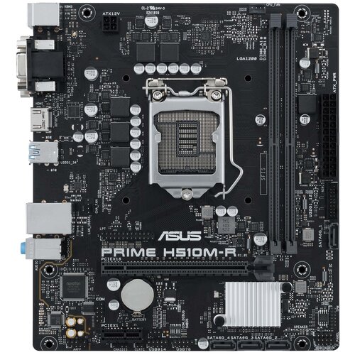 Материнская плата ASUS Prime H510M-R-SI Retail материнская плата asus prime h410m r si