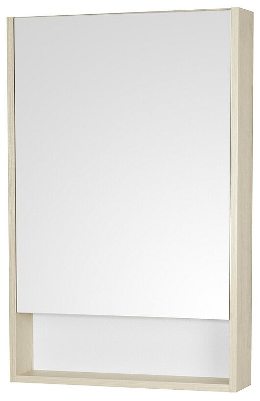 Зеркальный шкаф Aquaton Сканди 55 1A252102SDB20 Белый Дуб верона