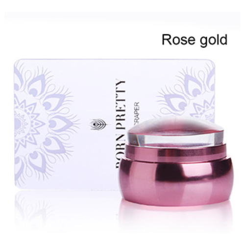 born pretty втирка aurora прозрачная 47413 05 ch 04 1 шт Штамп Born Pretty Rose Gold Stamper