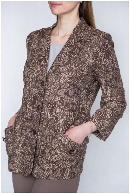 Пиджак Galar, размер 52, коричневый