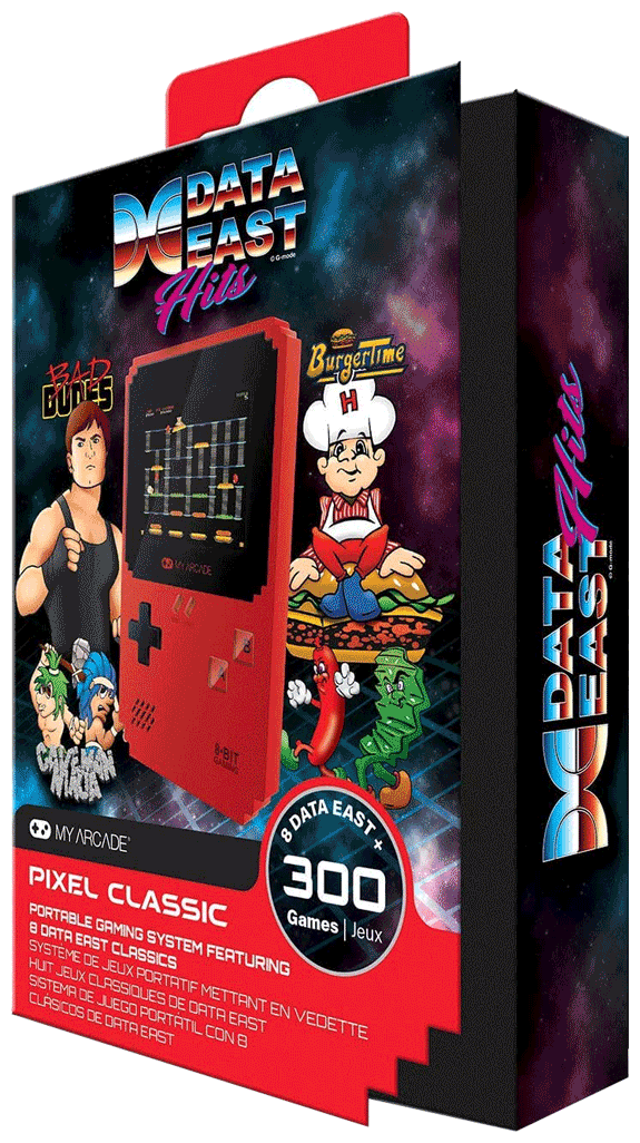 Портативная игровая приставка My Arcade Data East Pixel Classic (300 классических игр)