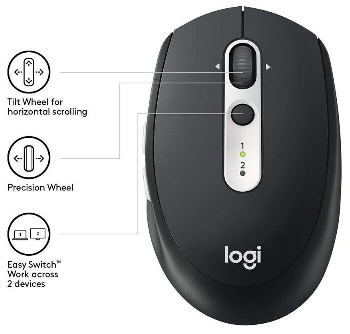 Мышь Bluetooth для ноутбука Logitech - фото №7