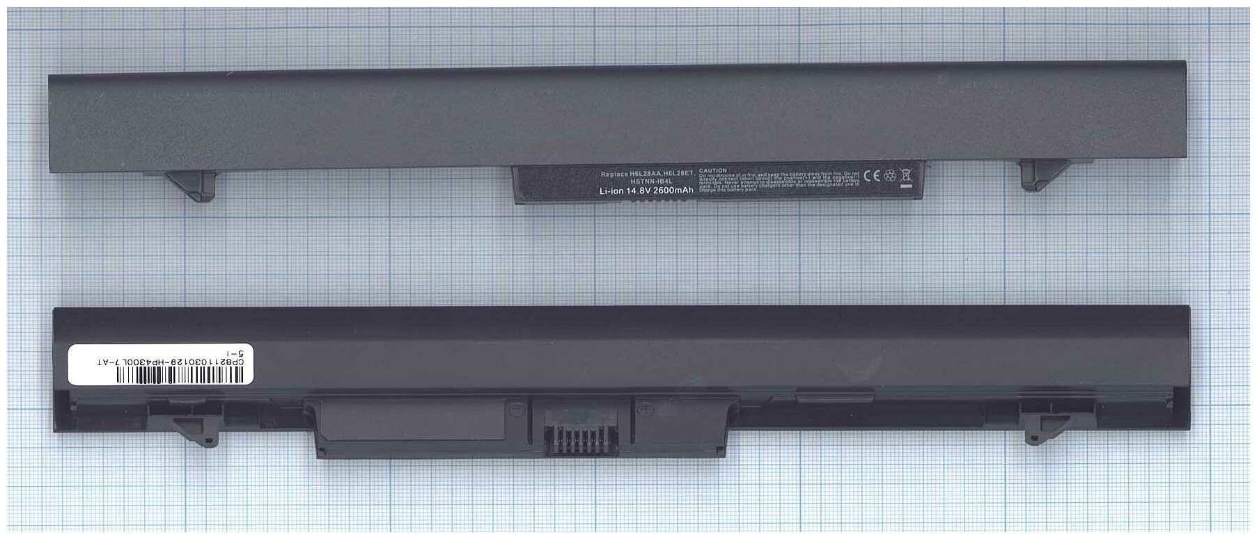 Аккумуляторная батарея для ноутбука HP ProBook 430 G1, 430 G2 (HSTNN-IB4L) (RA04) 2600mAh OEM черная