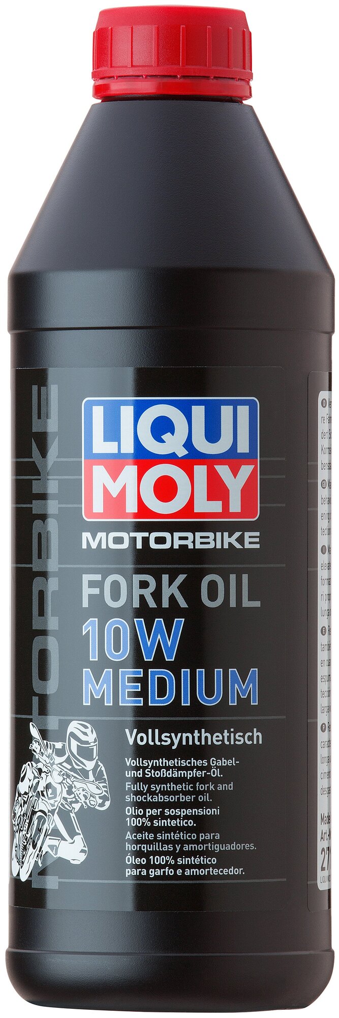 2715 LiquiMoly Синтетическое масло для вилок и амортизаторов Motorbike Fork Oil Medium 10W 1л