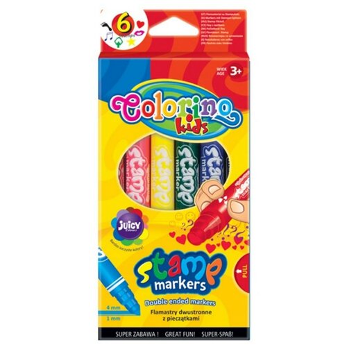 Двойные фломастеры Colorino для штампов 