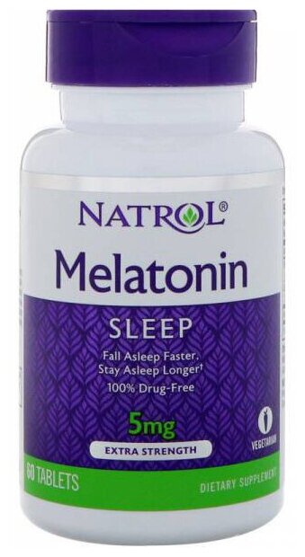 Natrol Melatonin 5 мг 60 табл (Natrol)