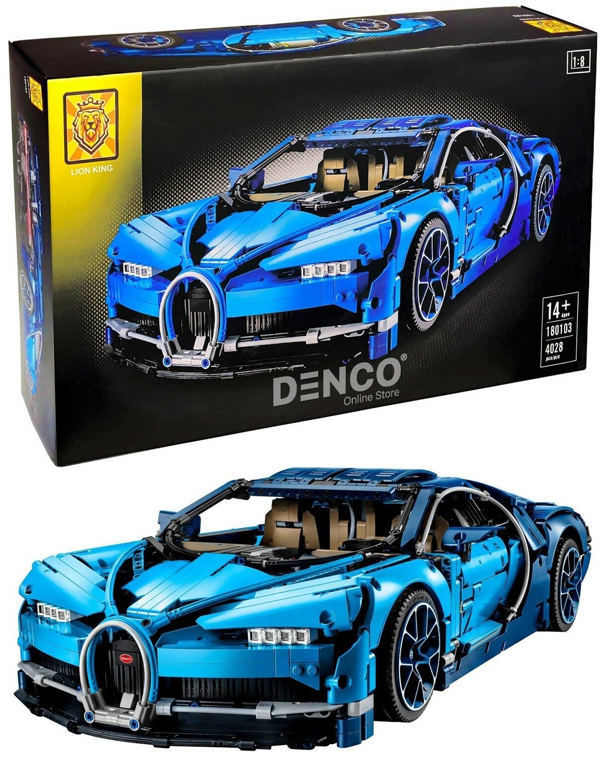 Конструктор Lion King Technic 180103 Bugatti Chiron