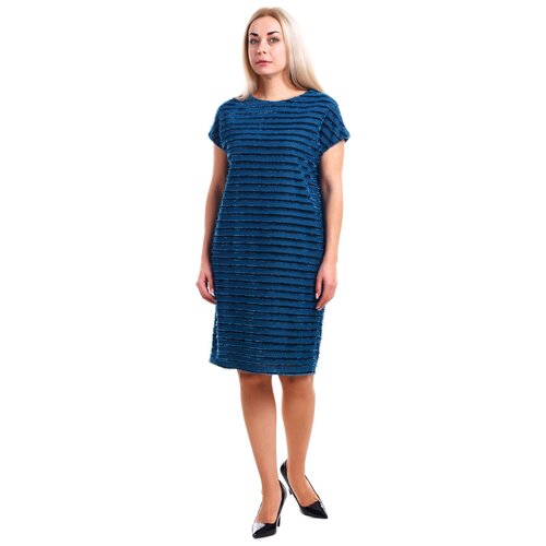 Платье Modellini, размер 54, бирюзовый платье modellini размер 54 синий белый