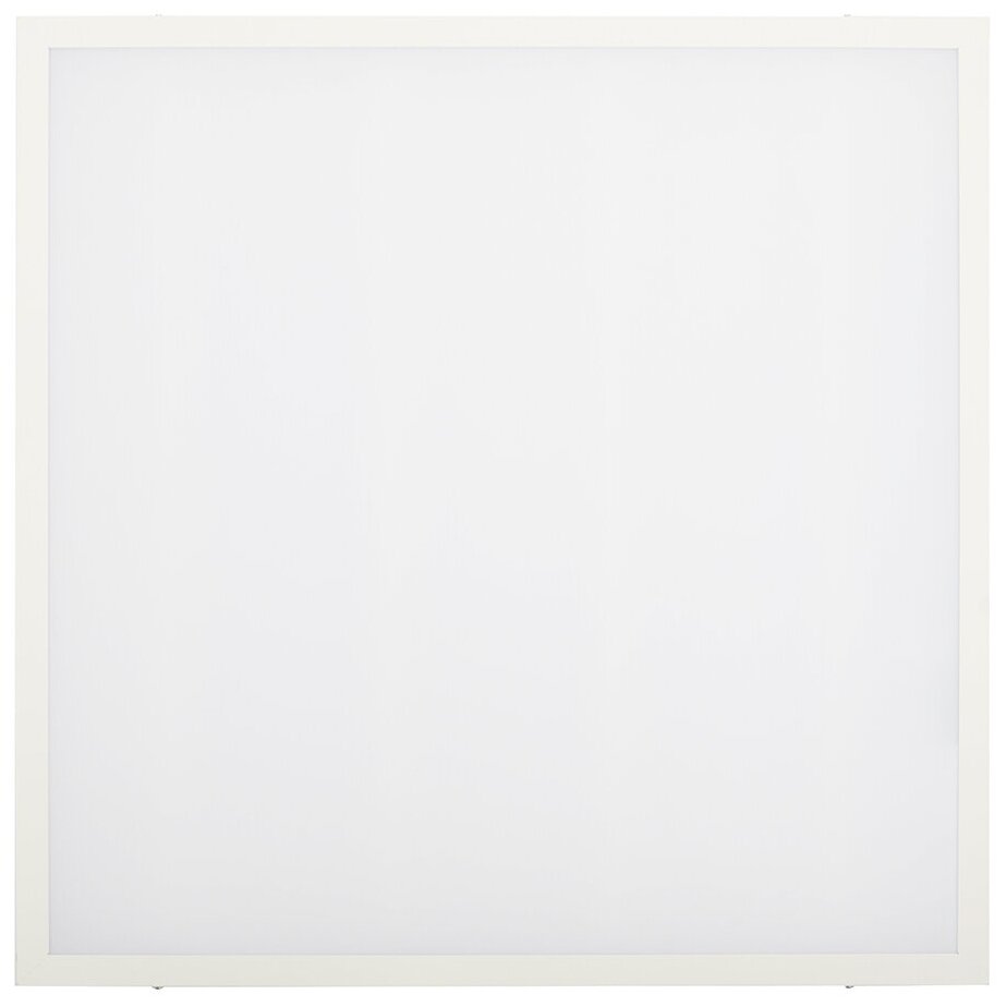 фото Светильник светодиодный встраиваемый/накладной SVET 595х595х19 мм 36 Вт 220 В 6000К холодный белый свет матовый квадратный IP40