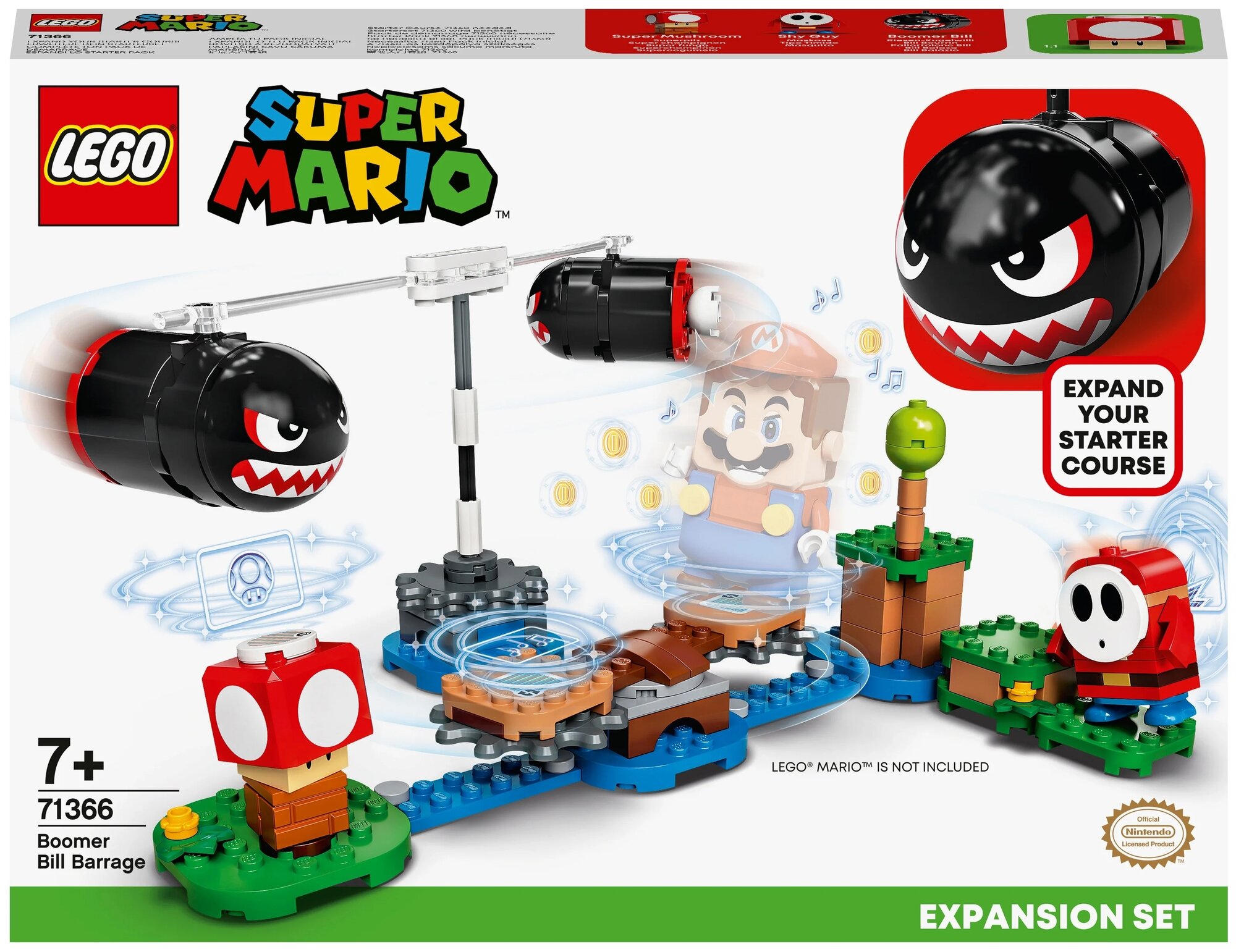 LEGO Super Mario 71366 Дополнительный набор Огневой налёт Билла-банзай