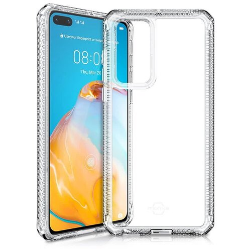 фото Чехол-накладка itskins hybrid clear для huawei p40 прозрачный (hwp4-hbmkc-trsp)