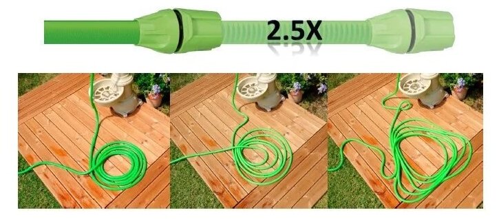 шланг самоудлиняющийся AL-KO Magic Soft 5/8" 15м 12Бар - фото №3