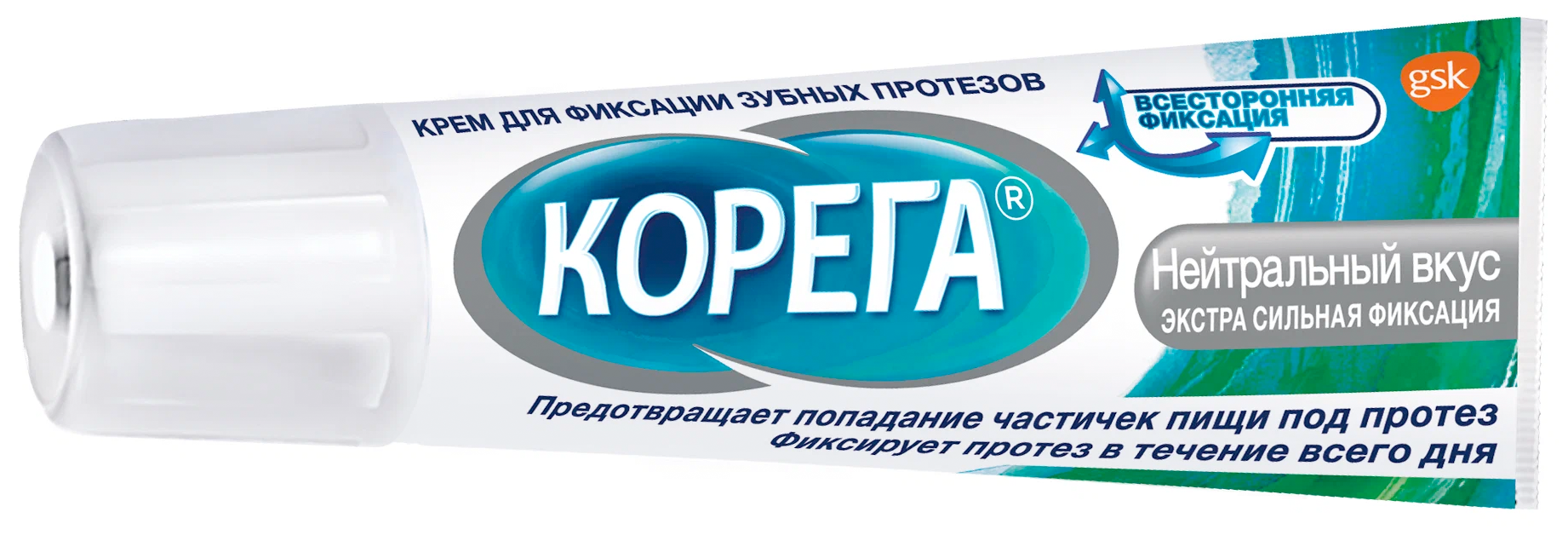 Корега крем д/фикс зуб протезов Нейтрал вкус 70г - купить в интернет-магазине по