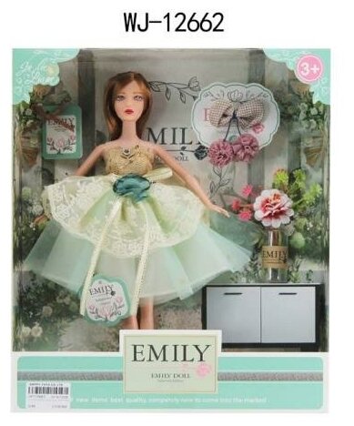 Кукла ABtoys Emily Мятная серия , 1шт