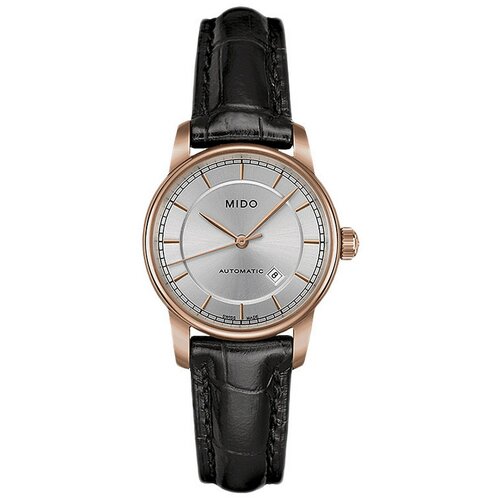 фото Наручные часы mido часы mido baroncelli m7600.3.10.4, серебряный