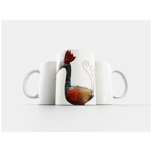 фото Кружка "павлин, курица, кран" 320 мл lotsprints