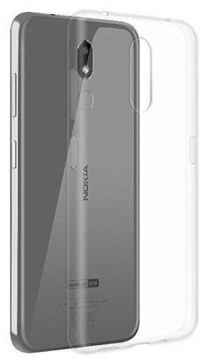 Силиконовый чехол для Nokia 3.2 прозрачный 1.0 мм