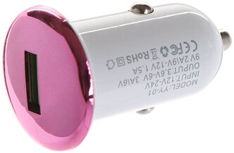 Зарядное устройство Media Gadget CPS-130UC USB Quick Charge 3.0 Pink MGCPS130UCPK