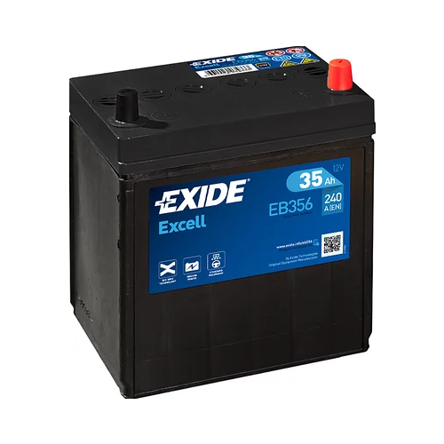 Exide Eb356 Excell_аккумуляторная Батарея! 14.7/13.1 Евро 35ah 240a 187/127/220 EXIDE арт. EB356
