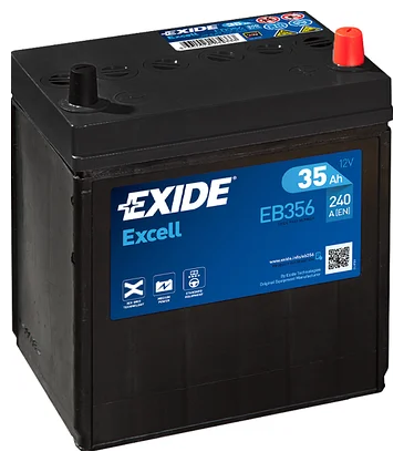 EXIDE EB356 EXCELL_аккумуляторная батарея! 14.7/13.1 евро 35Ah 240A 187/127/220\ EXIDE EB356