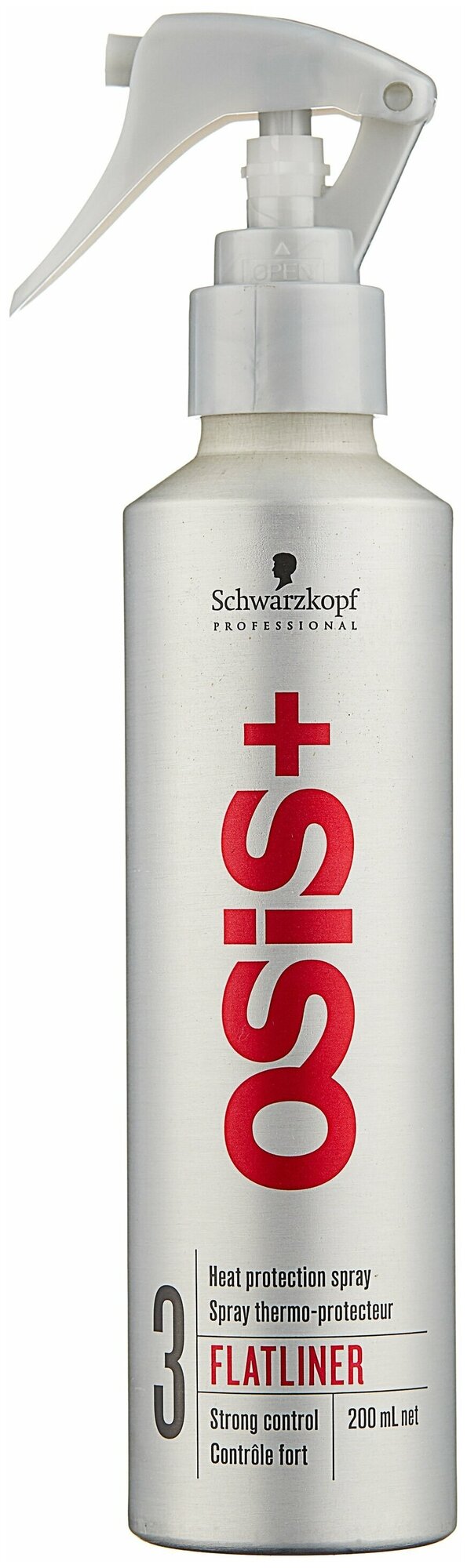 Schwarzkopf Professional Osis+ Flatliner - Шварцкопф Осис Спрей термозащитный для волос, 200 мл -