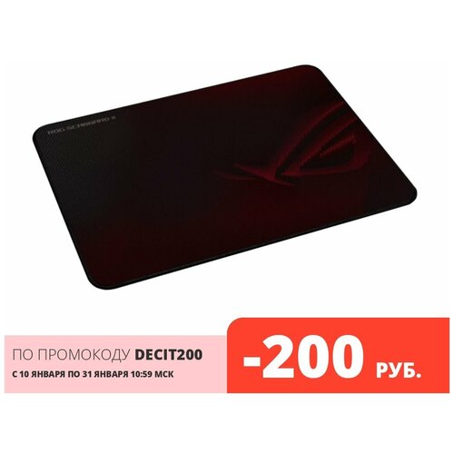 ASUS ROG Scabbard II medium Игровой коврик для мыши 360 x 260 x 3 mm, резина, тканый материал, cиликон, 90MP02H0-BPUA00 .