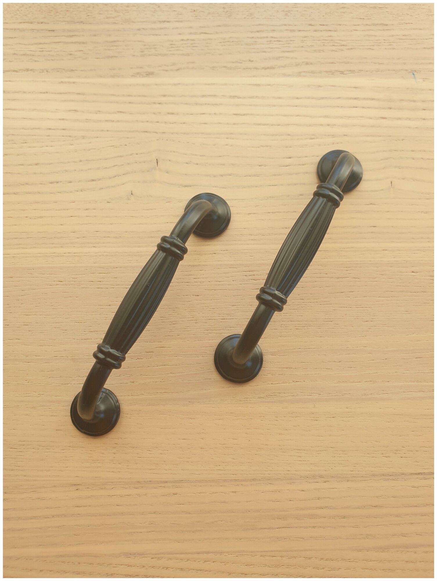 Мебельная Ручка-скоба VV1098 96мм черный (2шт)