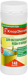 Таблетки для обеззараживания воды в колодцах 0.4 кг "Хлорэксель" 148 таб, 16 таб. на 1 м.куб