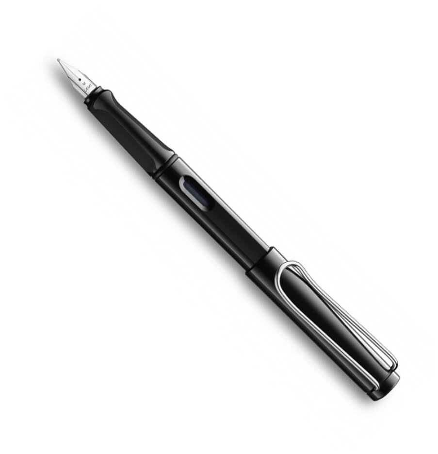 Перьевая ручка Lamy Safari Shiny Black перо M (4000235)
