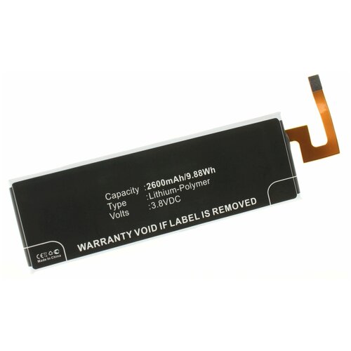 Аккумулятор iBatt iB-U1-M2867 2600mAh для Sony Ericsson E5643, E5606, E5633, E5653, E5663, Xperia M5, Xperia M5 dual, аккумуляторная батарея agpb016 a001 для sony ericsson e5663 xperia m5 xperia m5 dual