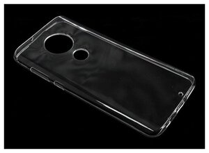 Силиконовый чехол Jack Case для Motorola Moto G7 прозрачный